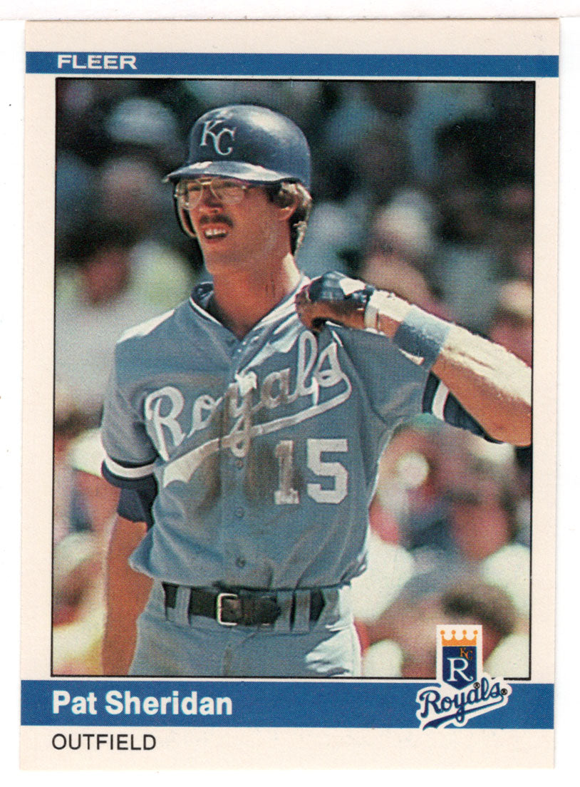 Pat Sheridan - Kansas City Royals (MLB Baseball Card) 1984 Fleer # 357 Mint