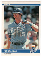 Pat Sheridan - Kansas City Royals (MLB Baseball Card) 1984 Fleer # 357 Mint