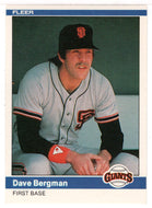 Dave Bergman - San Francisco Giants (MLB Baseball Card) 1984 Fleer # 366 Mint