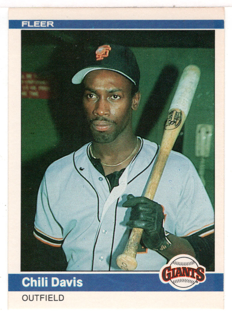 Chili Davis - San Francisco Giants (MLB Baseball Card) 1984 Fleer # 370 Mint
