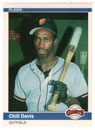 Chili Davis - San Francisco Giants (MLB Baseball Card) 1984 Fleer # 370 Mint