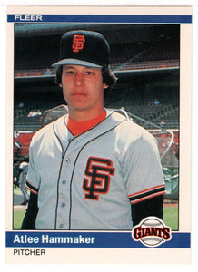 Atlee Hammaker - San Francisco Giants (MLB Baseball Card) 1984 Fleer # 373 Mint