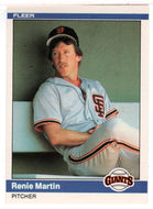 Renie Martin - San Francisco Giants (MLB Baseball Card) 1984 Fleer # 381 Mint