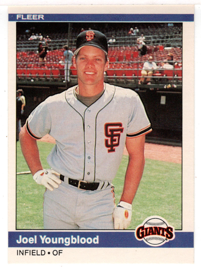 Joel Youngblood - San Francisco Giants (MLB Baseball Card) 1984 Fleer # 387 Mint