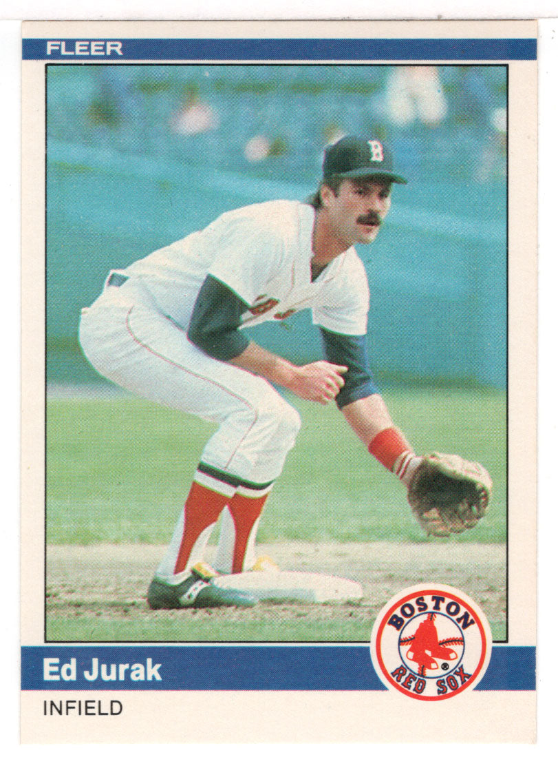 Ed Jurak RC - Boston Red Sox (MLB Baseball Card) 1984 Fleer # 402 Mint