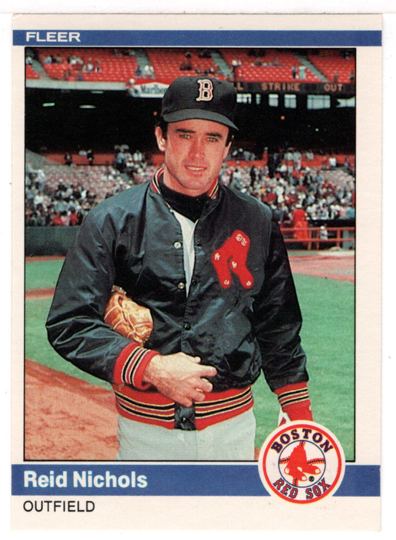 Reid Nichols - Boston Red Sox (MLB Baseball Card) 1984 Fleer # 405 Mint
