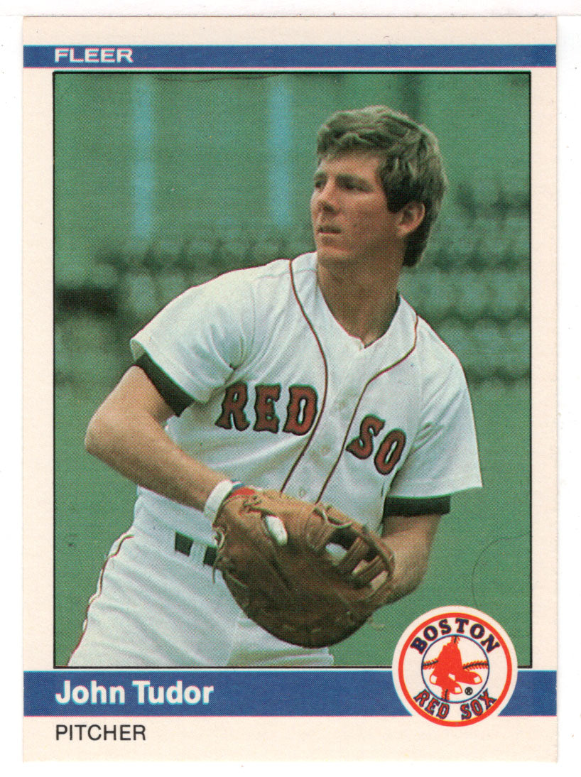 John Tudor - Boston Red Sox (MLB Baseball Card) 1984 Fleer # 411 Mint