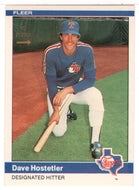Dave Hostetler - Texas Rangers (MLB Baseball Card) 1984 Fleer # 418 Mint