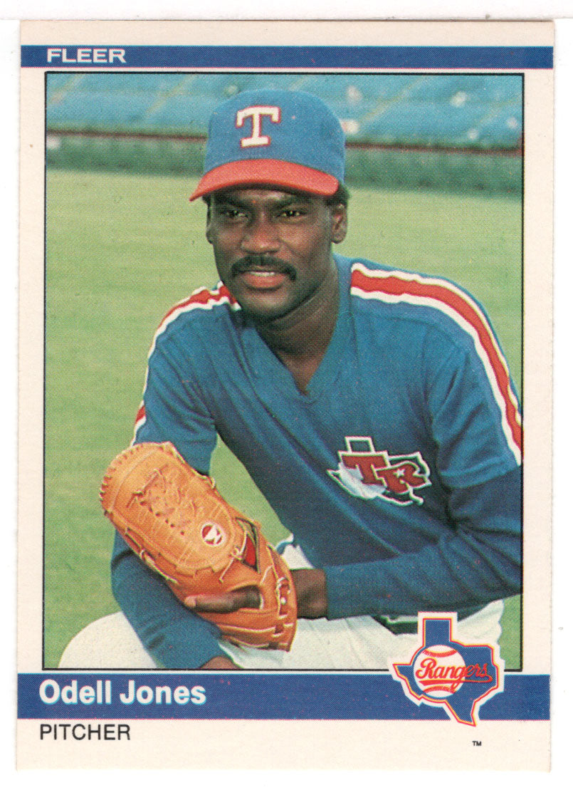 Odell Jones - Texas Rangers (MLB Baseball Card) 1984 Fleer # 421 Mint