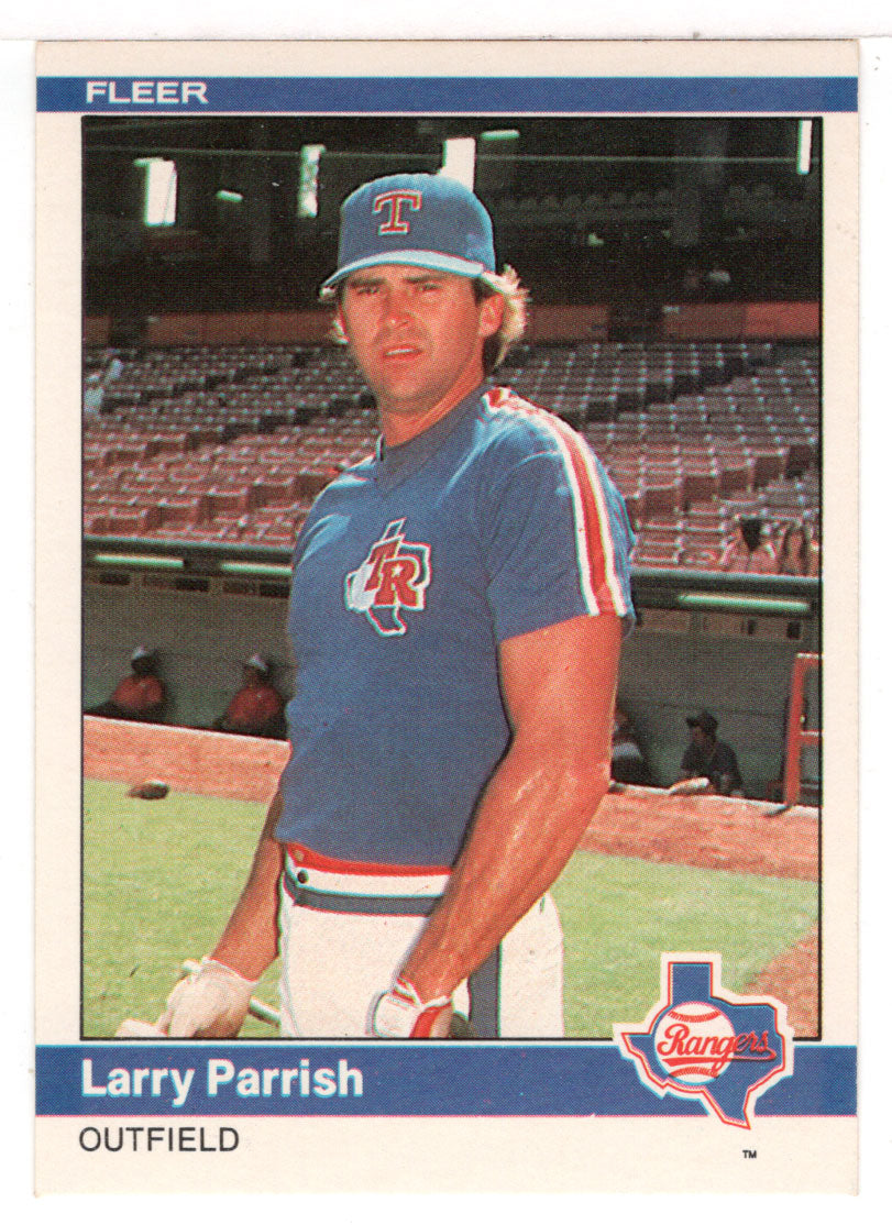 Larry Parrish - Texas Rangers (MLB Baseball Card) 1984 Fleer # 424 Mint