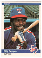 Billy Sample - Texas Rangers (MLB Baseball Card) 1984 Fleer # 426 Mint