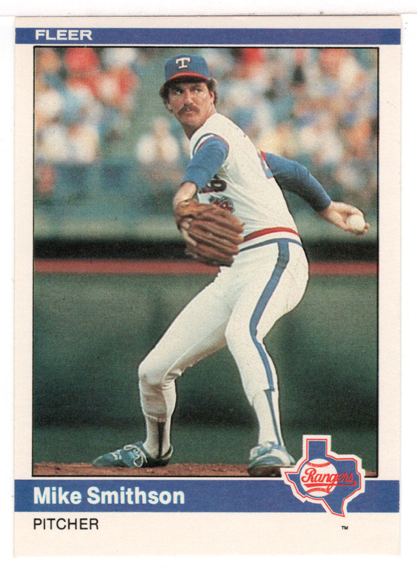 Mike Smithson RC - Texas Rangers (MLB Baseball Card) 1984 Fleer # 428 Mint