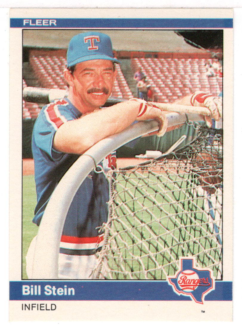 Bill Stein - Texas Rangers (MLB Baseball Card) 1984 Fleer # 429 Mint