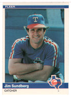 Jim Sundberg - Texas Rangers (MLB Baseball Card) 1984 Fleer # 431 Mint