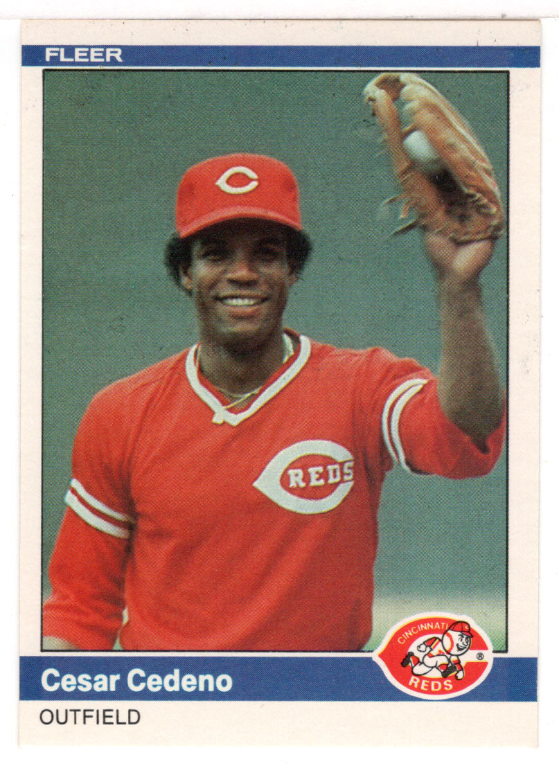 Cesar Cedeno - Cincinnati Reds (MLB Baseball Card) 1984 Fleer # 465 Mint