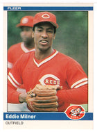 Eddie Milner - Cincinnati Reds (MLB Baseball Card) 1984 Fleer # 474  Mint