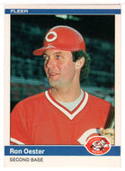 Ron Oester - Cincinnati Reds (MLB Baseball Card) 1984 Fleer # 475  Mint