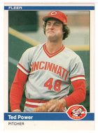 Ted Power - Cincinnati Reds (MLB Baseball Card) 1984 Fleer # 478 Mint