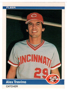 Alex Trevino - Cincinnati Reds (MLB Baseball Card) 1984 Fleer # 484 Mint