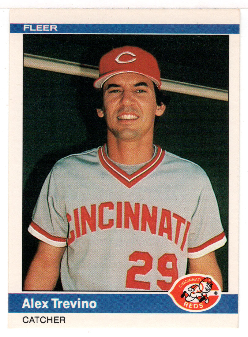 Alex Trevino - Cincinnati Reds (MLB Baseball Card) 1984 Fleer # 484 Mint