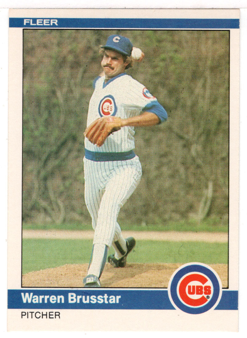 Warren Brusstar - Chicago Cubs (MLB Baseball Card) 1984 Fleer # 487 Mint
