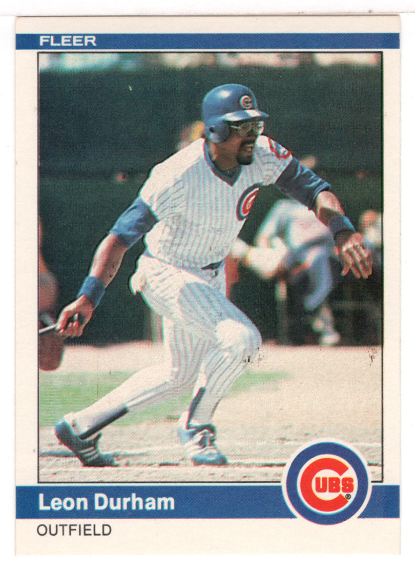 Leon Durham - Chicago Cubs (MLB Baseball Card) 1984 Fleer # 492 Mint