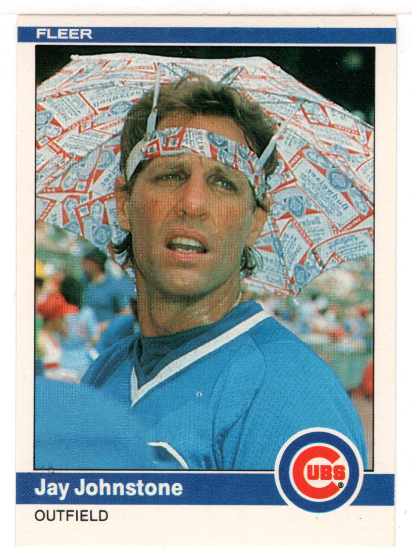 Jay Johnstone - Chicago Cubs (MLB Baseball Card) 1984 Fleer # 495 Mint