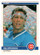 Jay Johnstone - Chicago Cubs (MLB Baseball Card) 1984 Fleer # 495 Mint