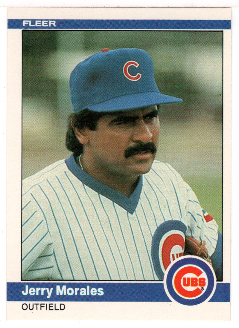 Jerry Morales - Chicago Cubs (MLB Baseball Card) 1984 Fleer # 498 Mint