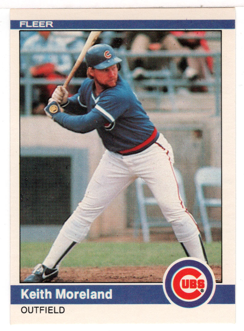 Keith Moreland - Chicago Cubs (MLB Baseball Card) 1984 Fleer # 499 Mint