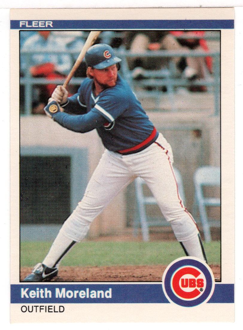 Keith Moreland - Chicago Cubs (MLB Baseball Card) 1984 Fleer # 499 Min –  PictureYourDreams