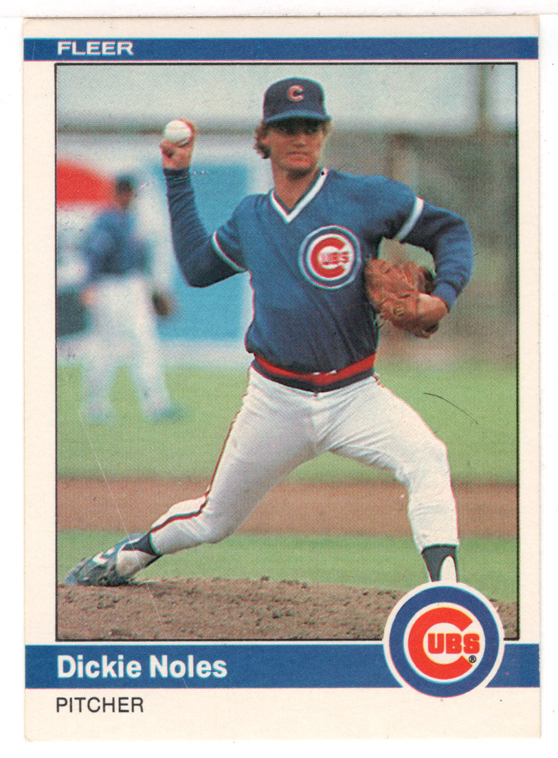 Dickie Noles - Chicago Cubs (MLB Baseball Card) 1984 Fleer # 500 Mint