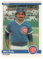 Mike Proly - Chicago Cubs (MLB Baseball Card) 1984 Fleer # 501 Mint