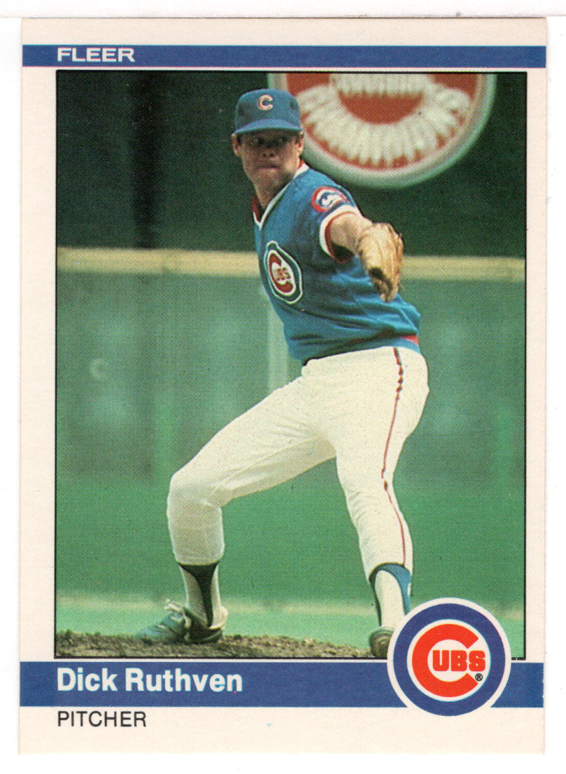 Dick Ruthven - Chicago Cubs (MLB Baseball Card) 1984 Fleer # 503 Mint