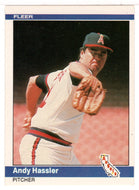 Andy Hassler - California Angels (MLB Baseball Card) 1984 Fleer # 519 Mint