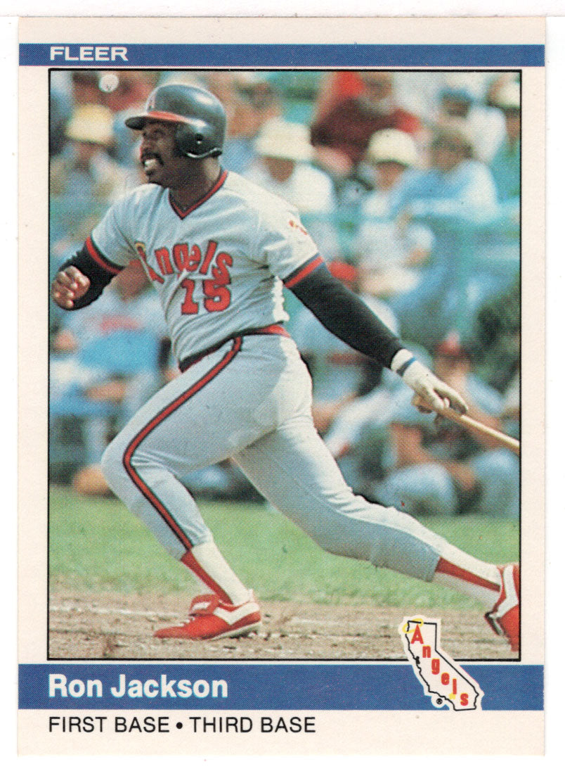 Ron Jackson - California Angels (MLB Baseball Card) 1984 Fleer # 521 Mint