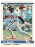 Ron Jackson - California Angels (MLB Baseball Card) 1984 Fleer # 521 Mint