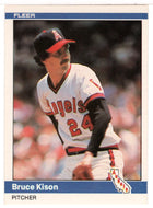 Bruce Kison - California Angels (MLB Baseball Card) 1984 Fleer # 523 Mint