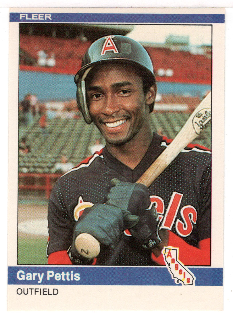 Gary Pettis RC - California Angels (MLB Baseball Card) 1984 Fleer # 526 Mint