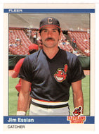 Jim Essian - Cleveland Indians (MLB Baseball Card) 1984 Fleer # 540 Mint