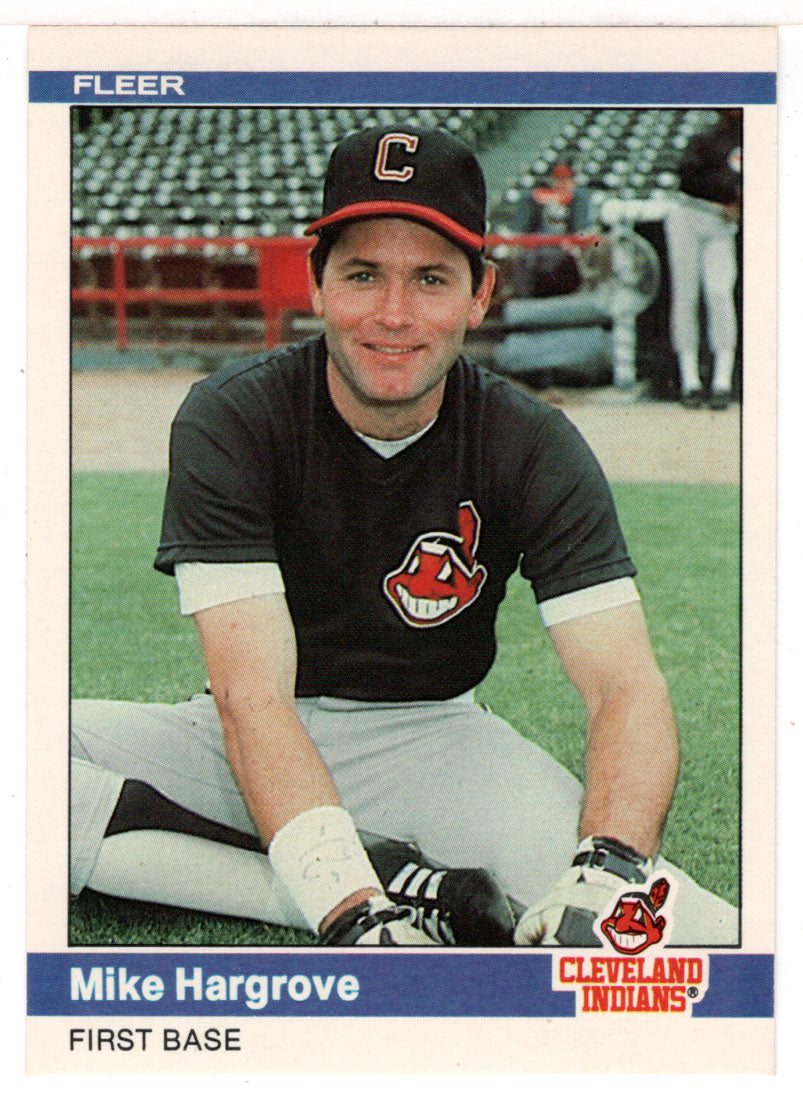 Mike Hargrove - Cleveland Indians (MLB Baseball Card) 1984 Fleer # 543 Mint