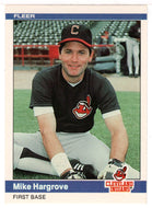Mike Hargrove - Cleveland Indians (MLB Baseball Card) 1984 Fleer # 543 Mint