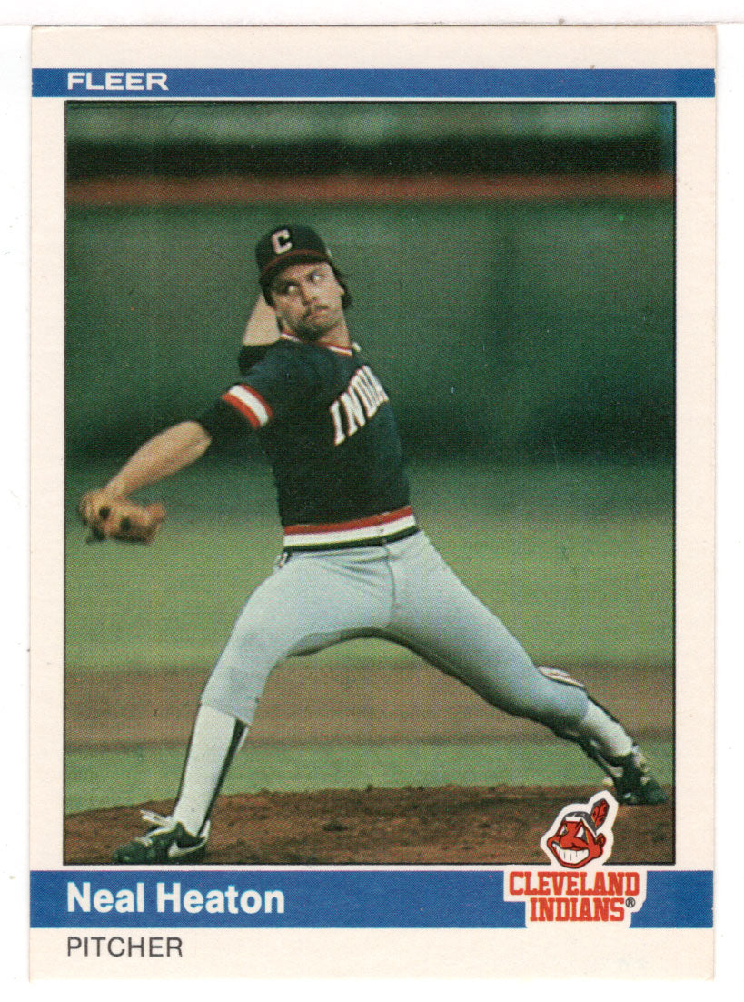 Neal Heaton RC - Cleveland Indians (MLB Baseball Card) 1984 Fleer # 546 Mint
