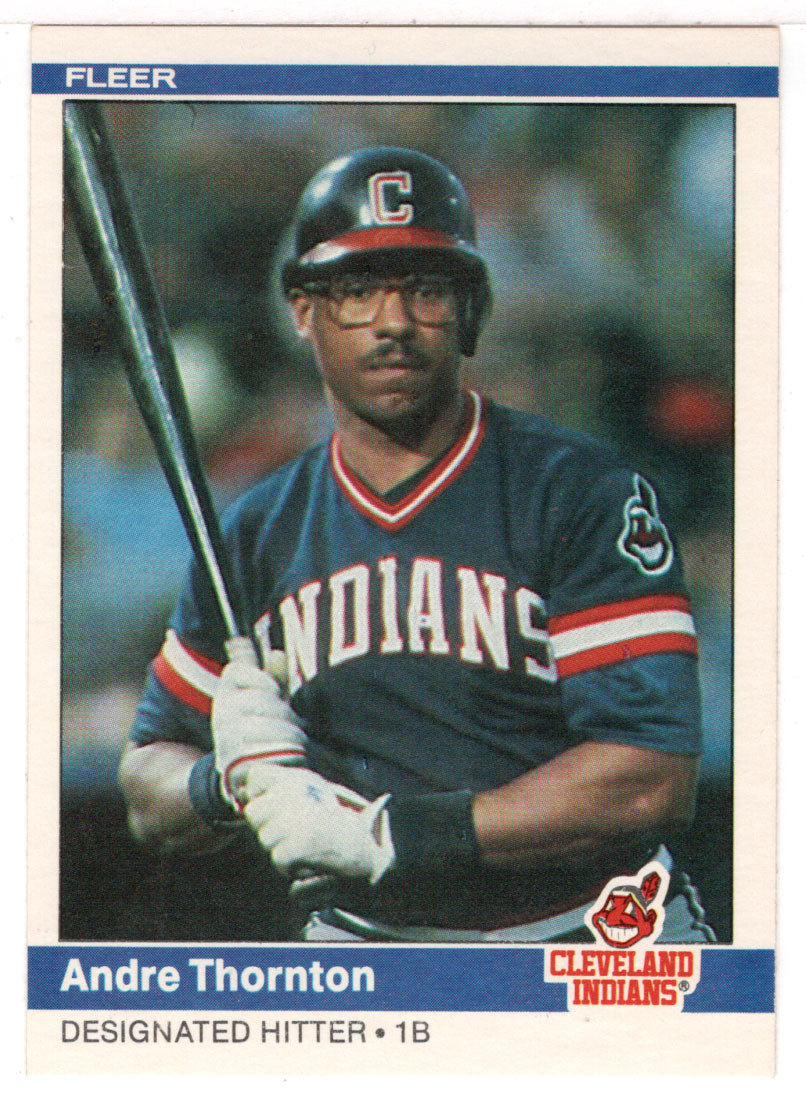 Andre Thornton - Cleveland Indians (MLB Baseball Card) 1984 Fleer # 554 Mint