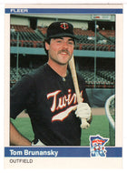 Tom Brunansky - Minnesota Twins (MLB Baseball Card) 1984 Fleer # 557 Mint