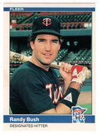 Randy Bush RC - Minnesota Twins (MLB Baseball Card) 1984 Fleer # 558 Mint