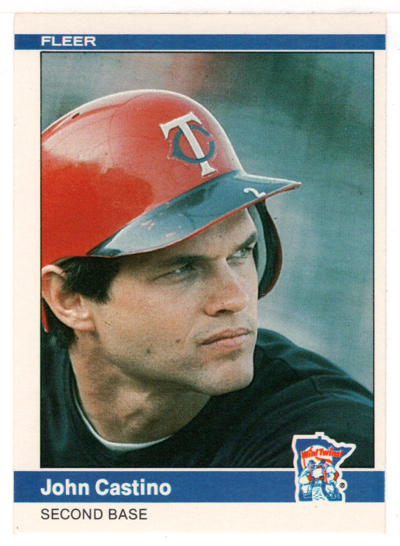 John Castino - Minnesota Twins (MLB Baseball Card) 1984 Fleer # 560 Mint