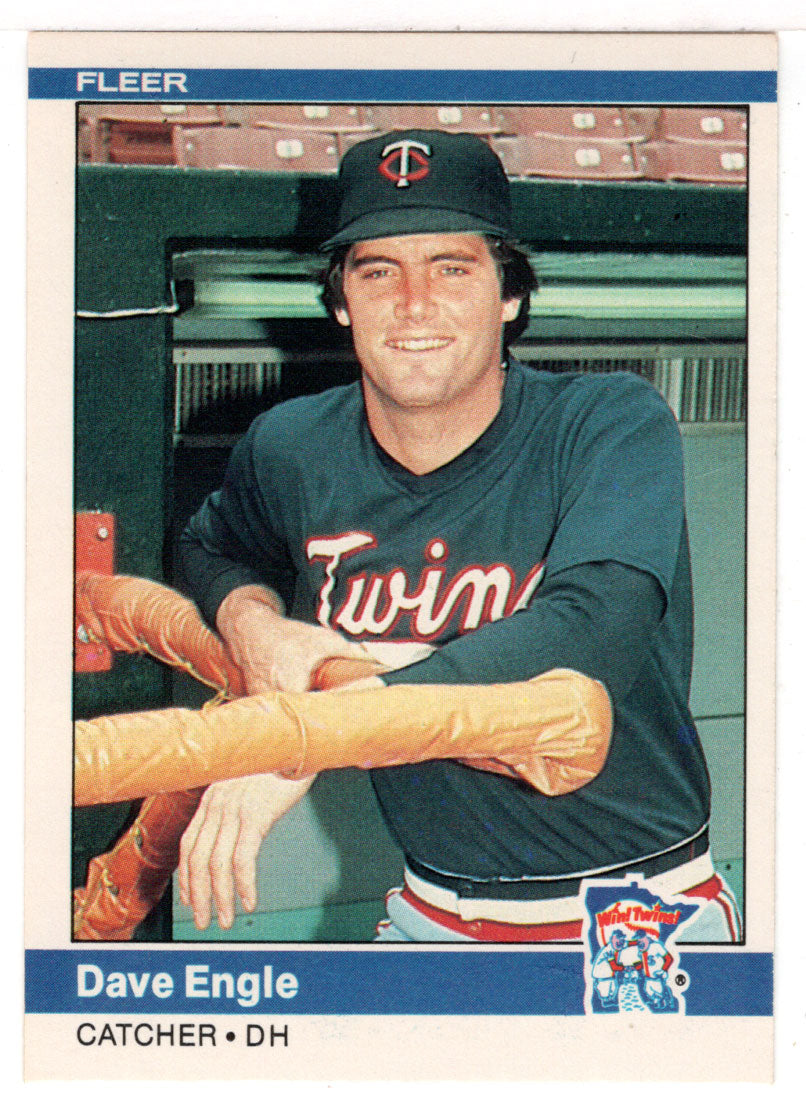 Dave Engle - Minnesota Twins (MLB Baseball Card) 1984 Fleer # 562 Mint