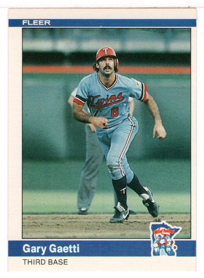 Gary Gaetti - Minnesota Twins (MLB Baseball Card) 1984 Fleer # 565 Mint
