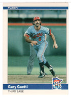 Gary Gaetti - Minnesota Twins (MLB Baseball Card) 1984 Fleer # 565 Mint
